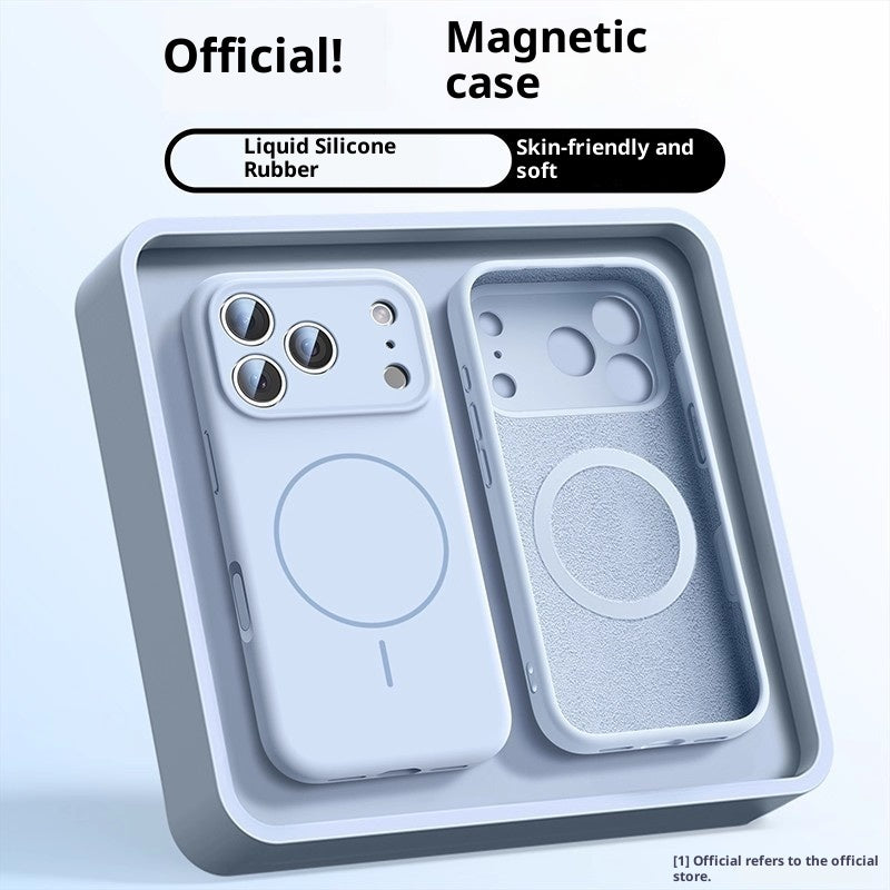 Magnetic Phone Case Liquid Silicone