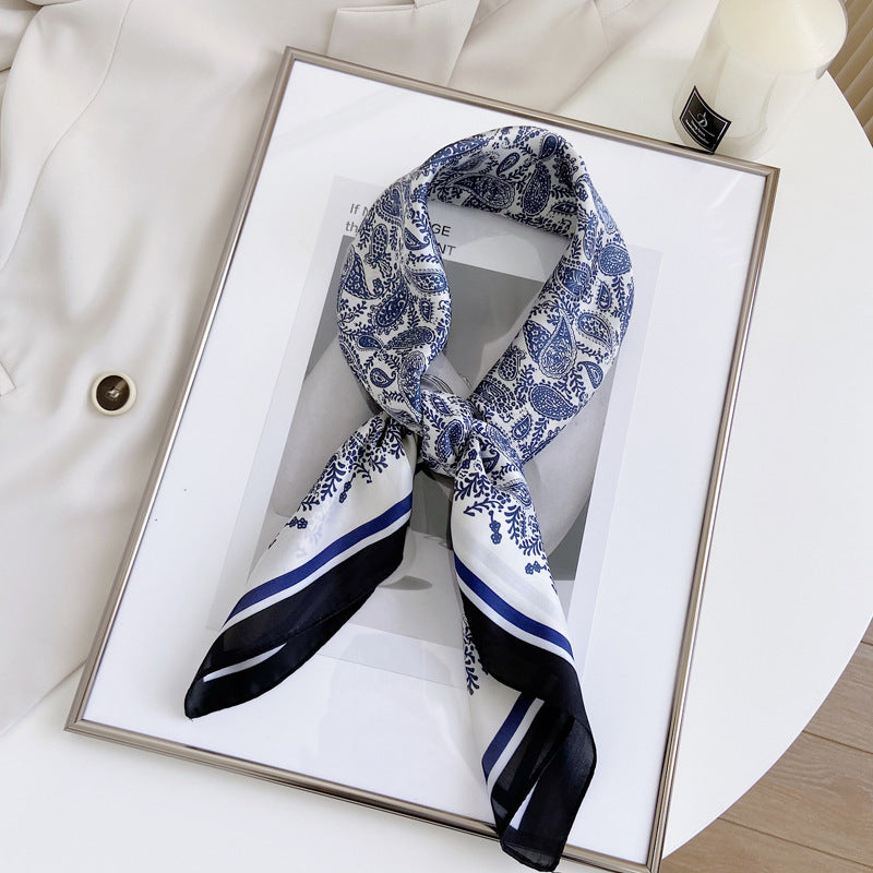 Silk Scarf Women's Headscarf Spring And Autumn