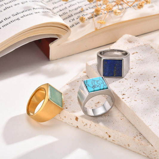 Square Seal Casting Ring For Men