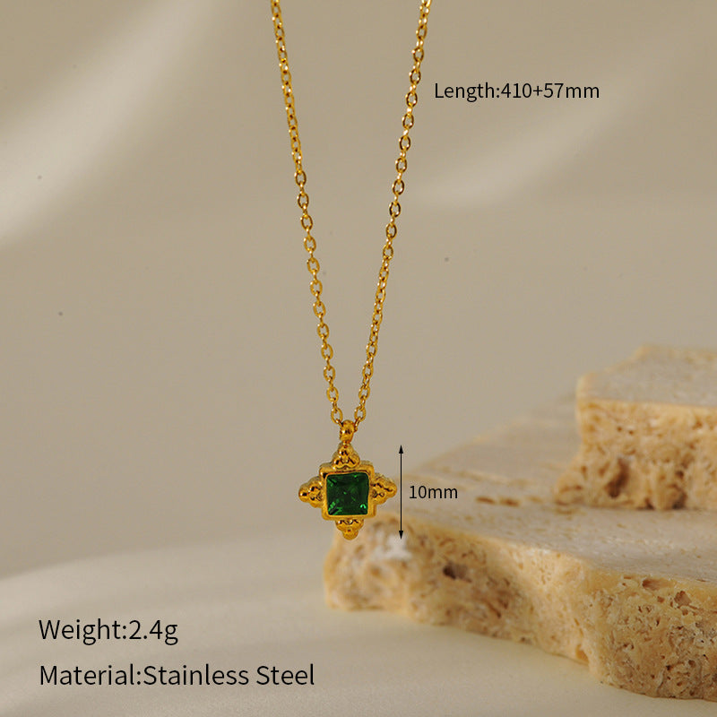 Vintage Emerald Necklace