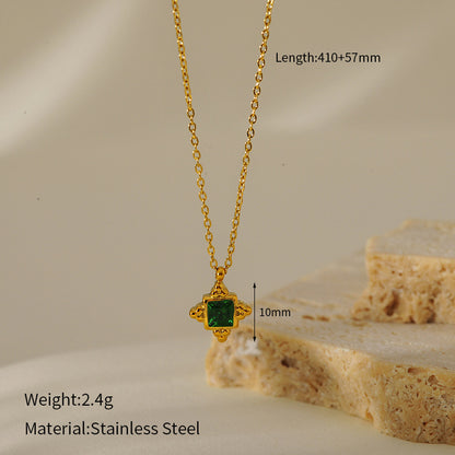 Vintage Emerald Necklace