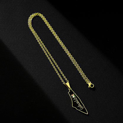 Retro Titanium Steel Pendant Necklace Accessories New