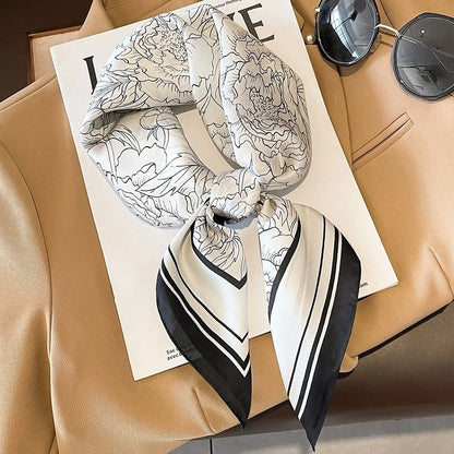 Silk Scarf Women's Headscarf Spring And Autumn