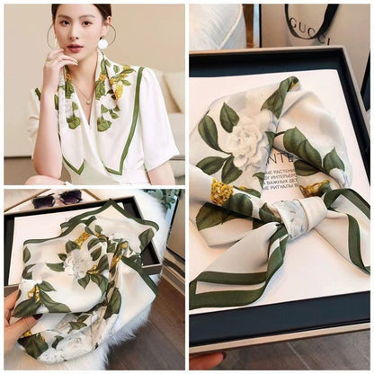 Silk Scarf Women's Headscarf Spring And Autumn
