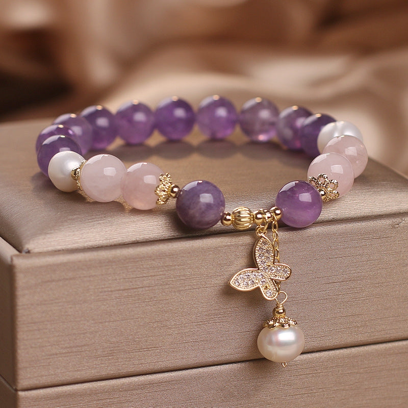 Natural Amethyst Bracelet