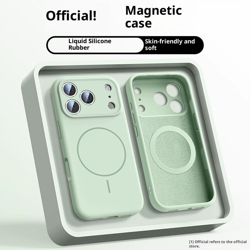 Magnetic Phone Case Liquid Silicone