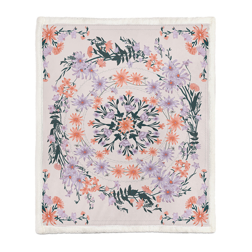 Flannel Blanket Air Conditioning and Napping Blanket