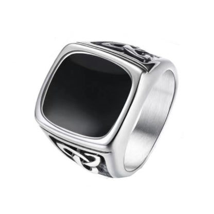 Retro Silver Men  Ring