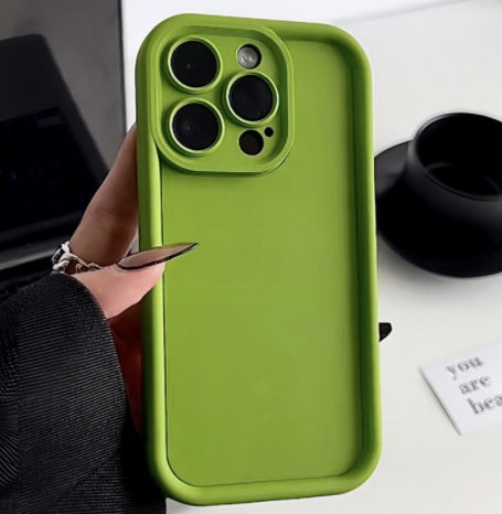 Frosted Photo Frame Simple Drop-resistant Soft Phone Case