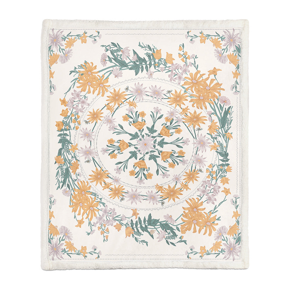 Flannel Blanket Air Conditioning and Napping Blanket